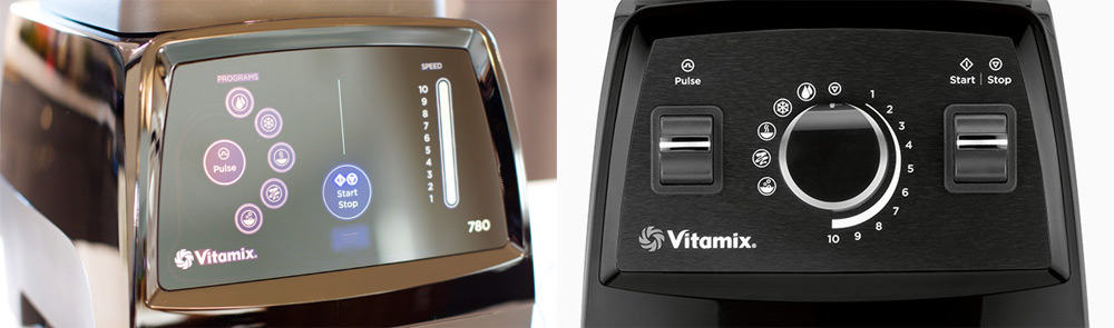Vitamix 780 vs 750 Controls