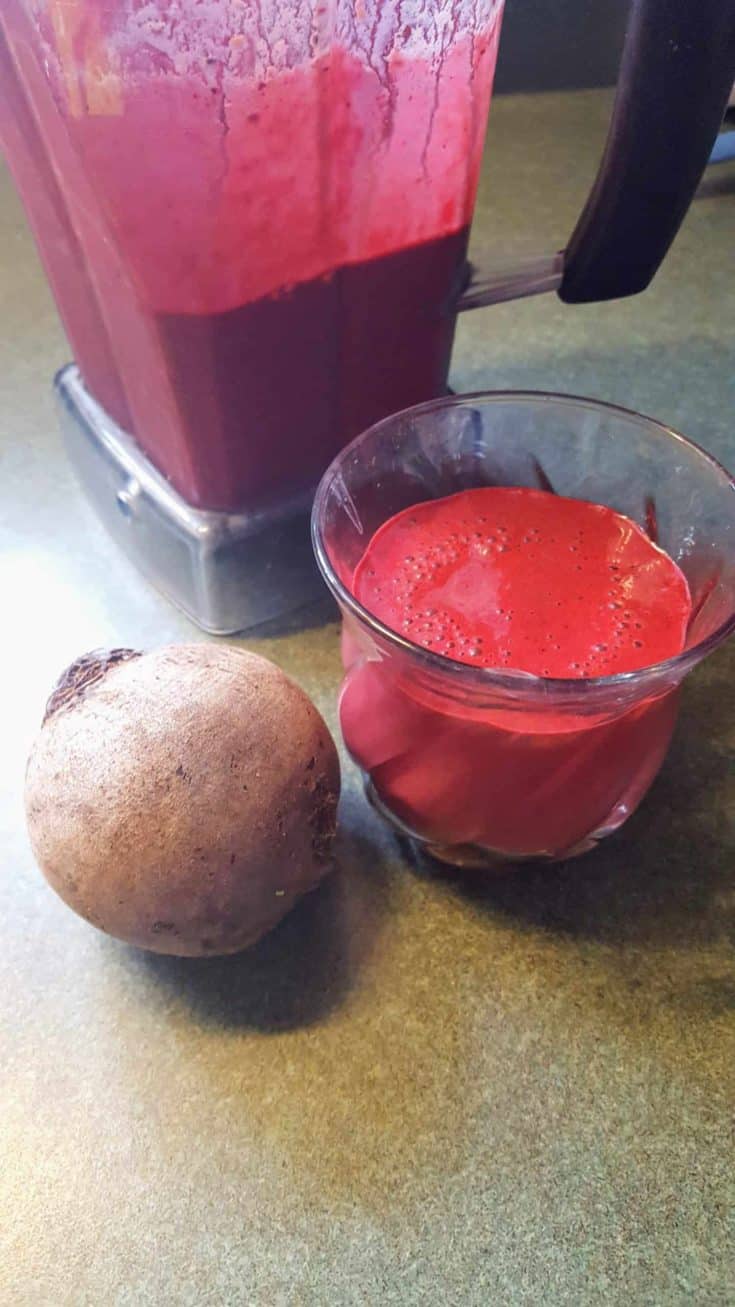 tropical beet smoothie