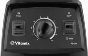 Vitamix 7500 controls