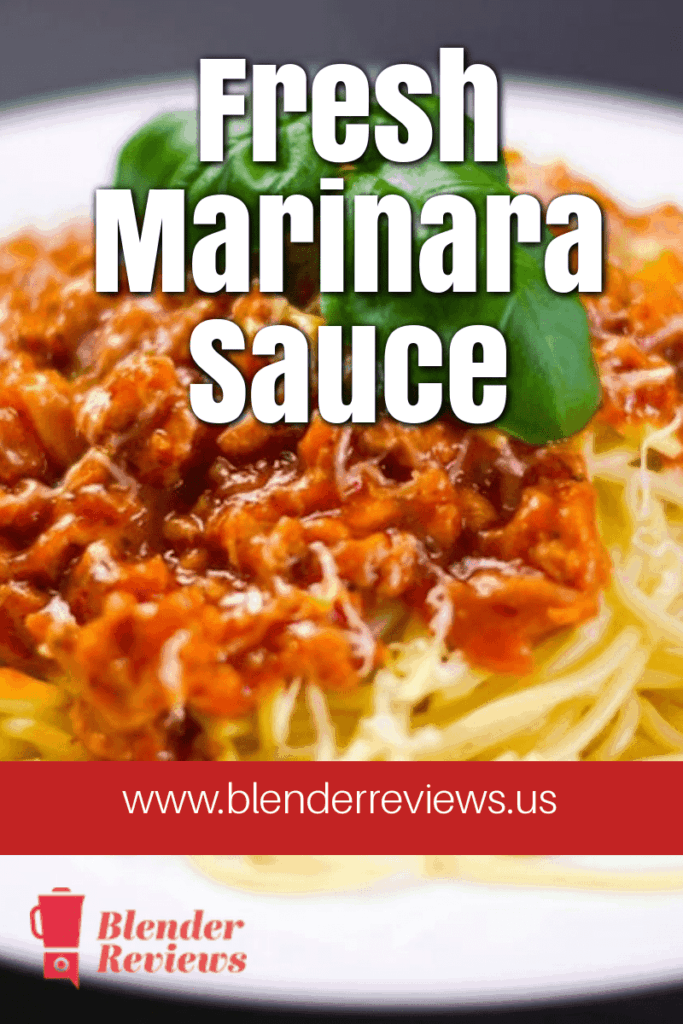 Fresh Marinara Sauce